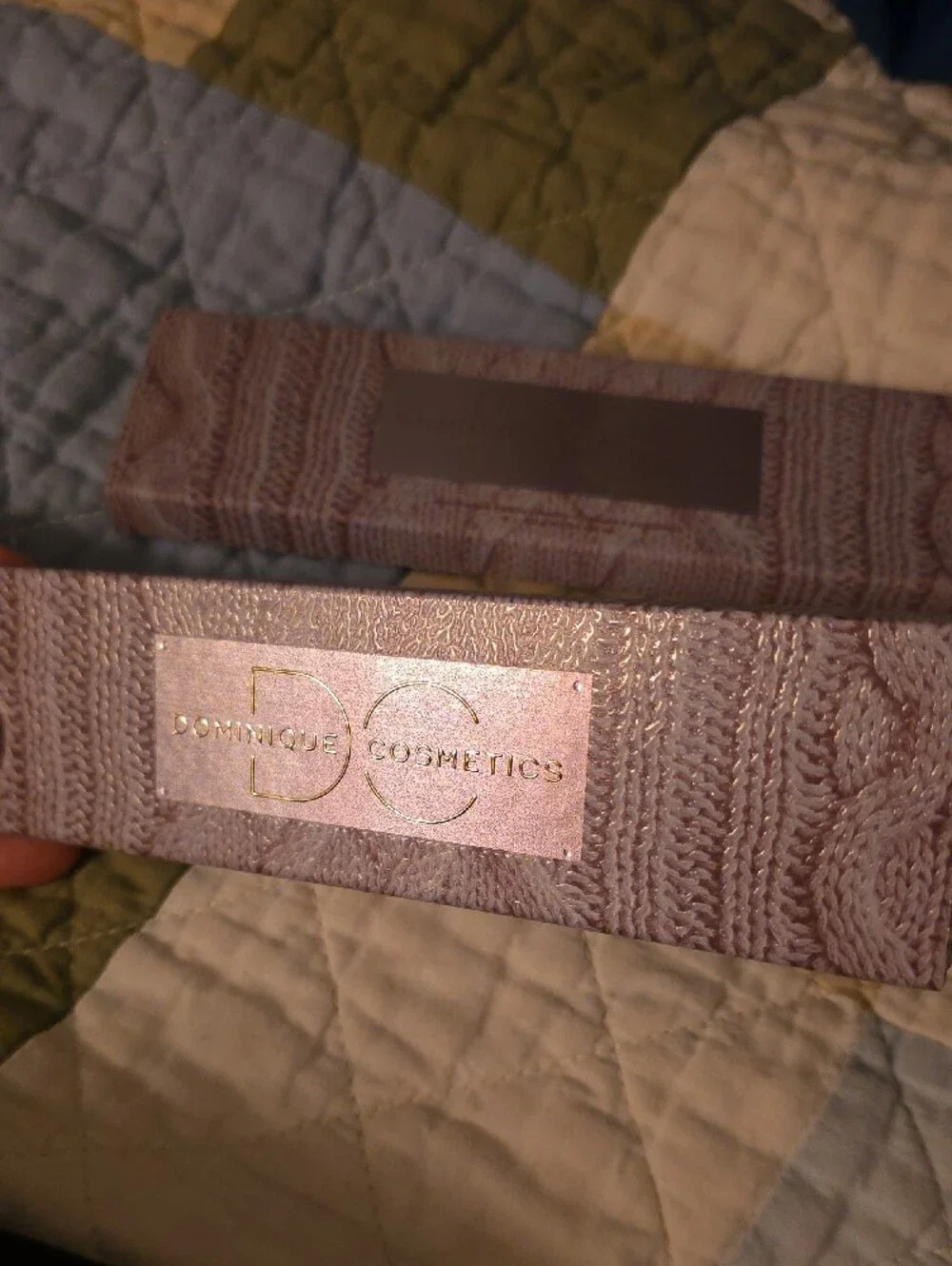 Dominique Cosmetics Pink Mauve Eyeshadow Palette Duo